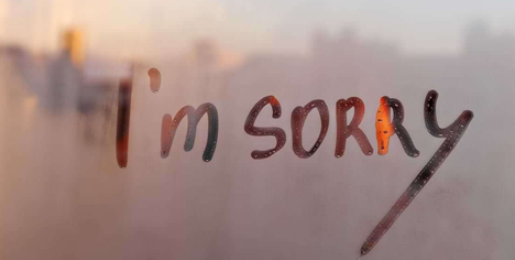 Apologizing in Relationships